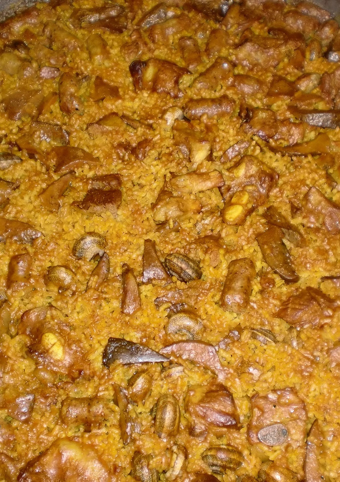 Una foto de Arroz con rebollones (níscalos)