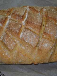 Una foto de Pan con zumo de mandarina