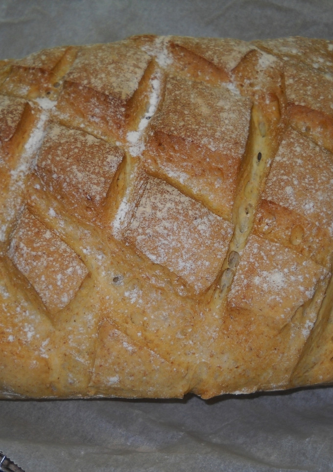 Una foto de Pan con zumo de mandarina