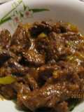 Churrasco en salsa