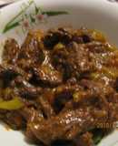 Churrasco en salsa
