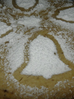Una foto de Torta de avellanas navideña