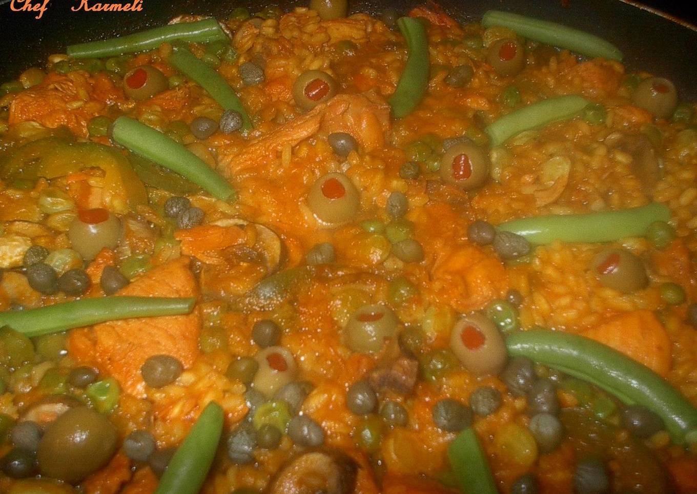 Arroz con pollo al curry (orgánico)