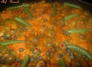 Una foto de Arroz con pollo al curry (orgánico)