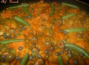 Una foto de Arroz con pollo al curry (orgánico)