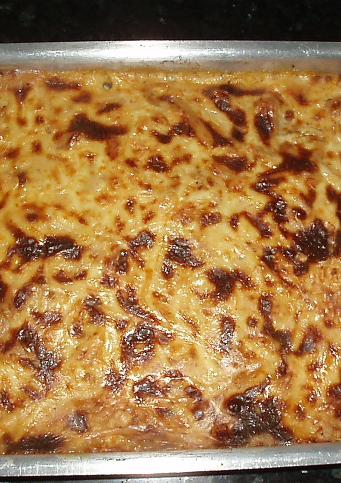 Una foto de Macarrones a la Micaela