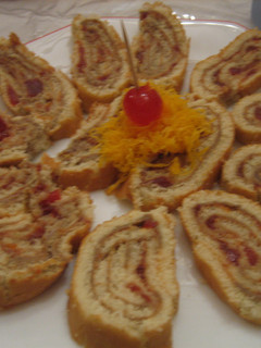 Una foto de Rollitos de bizcocho
