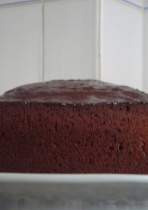 Una foto de Bizcocho rápido de chocolate