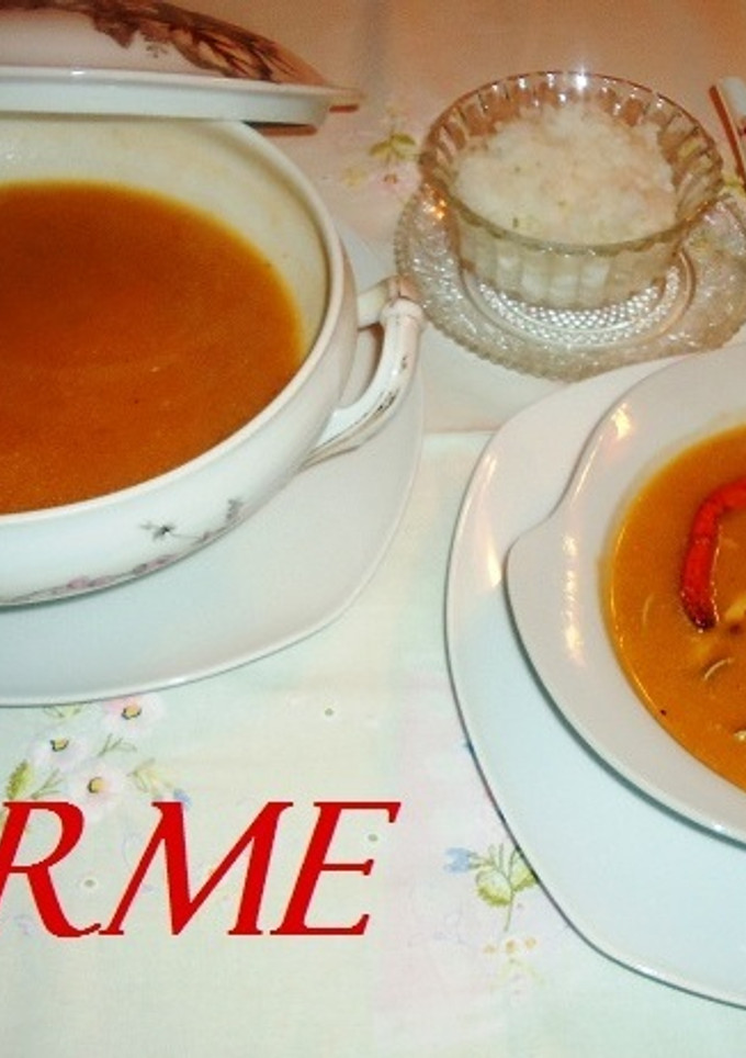 Una foto de Sopa de bogavante