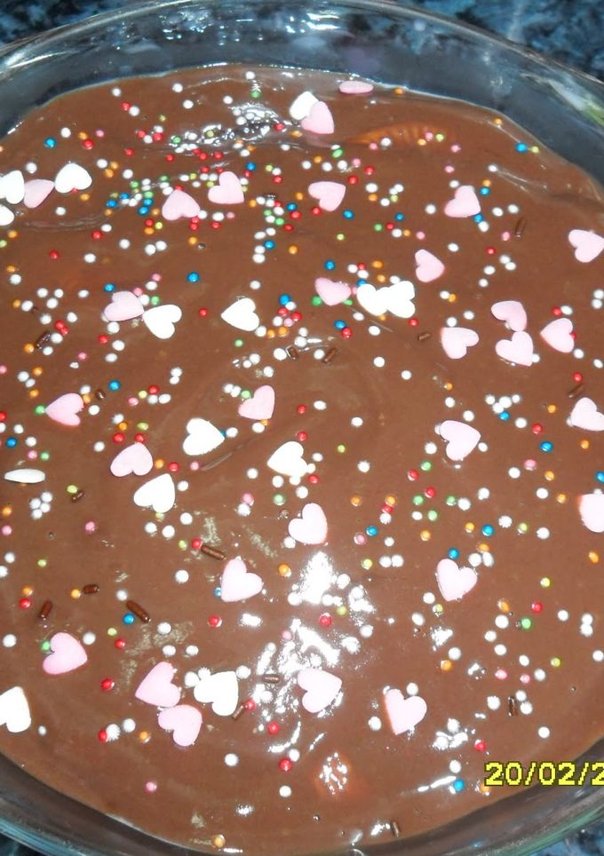 Una foto de Tarta de galletas al dulce de leche