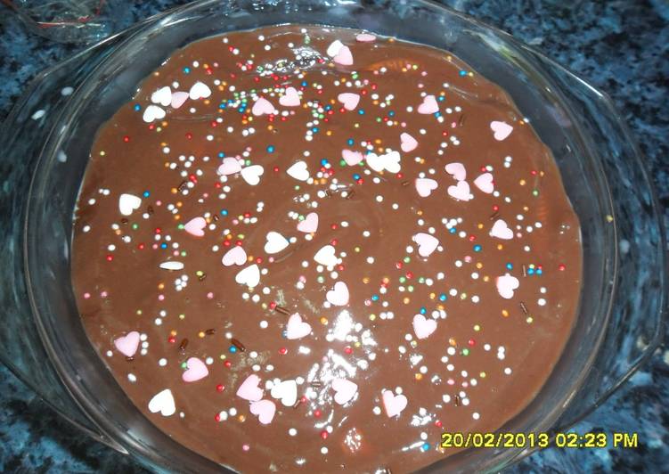 Tarta de galletas al dulce de leche