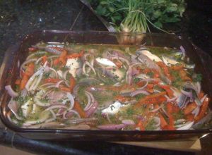 Una foto de Cebiche de sardinas