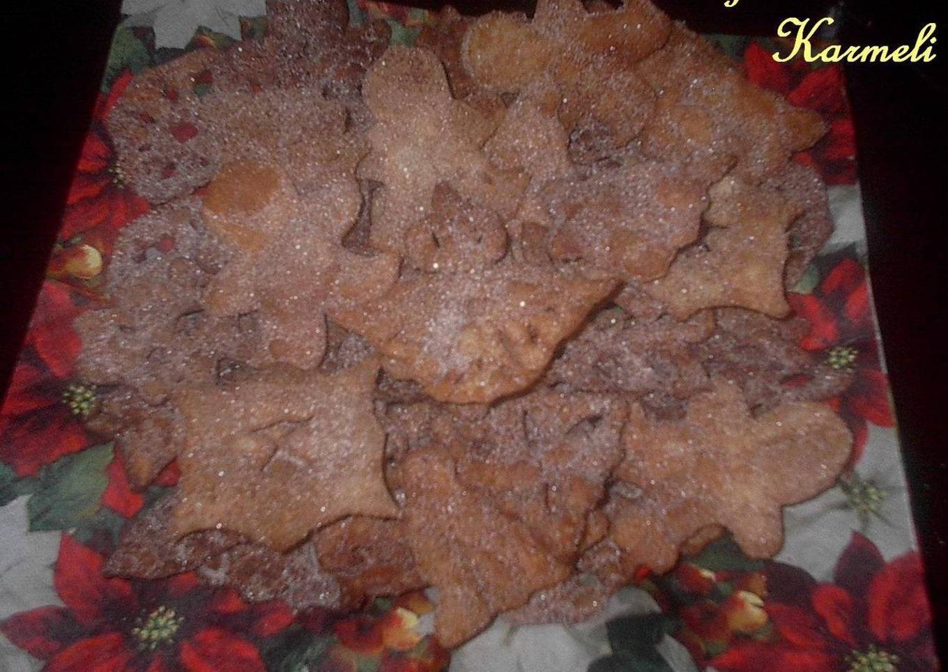 Encajes navideños de buñuelos <br />