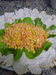 Una foto de Vitel tone con pollo