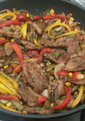 Una foto de Filete de Cerdo estilo chino