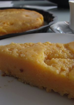 Una foto de Torta de auyama tipo quesillo