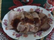 Una foto de jamón dulce artesanal