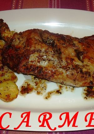 Una foto de Paletilla de cordero asada a la catalana