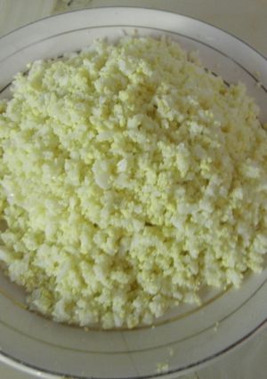 Una foto de Huevos molídos soufflé caseros