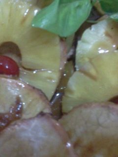 Una foto de Jamón glaseado con ananá