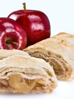 Una foto de Strudel de Manzana