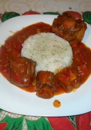 Una foto de Goulash de rabo