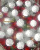 Copos nevados con almendras al brandy