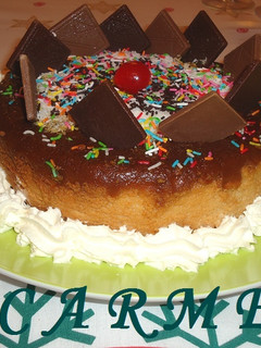 Foto principal de Flan de huevo y turrón de coco