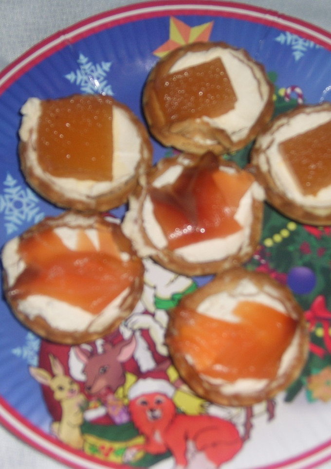 Una foto de Tartaleta de queso y membrillo