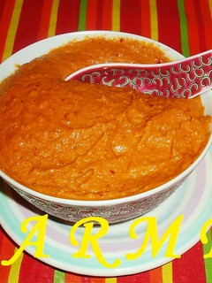 Una foto de Salsa romesco casera
