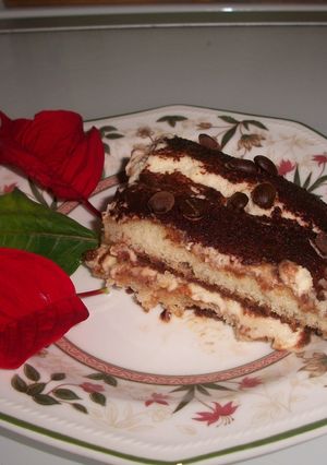 Una foto de Tiramisú sin alcohol 
