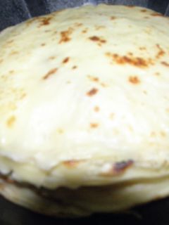 Una foto de Masa de panqueques en licuadora apto celíacos