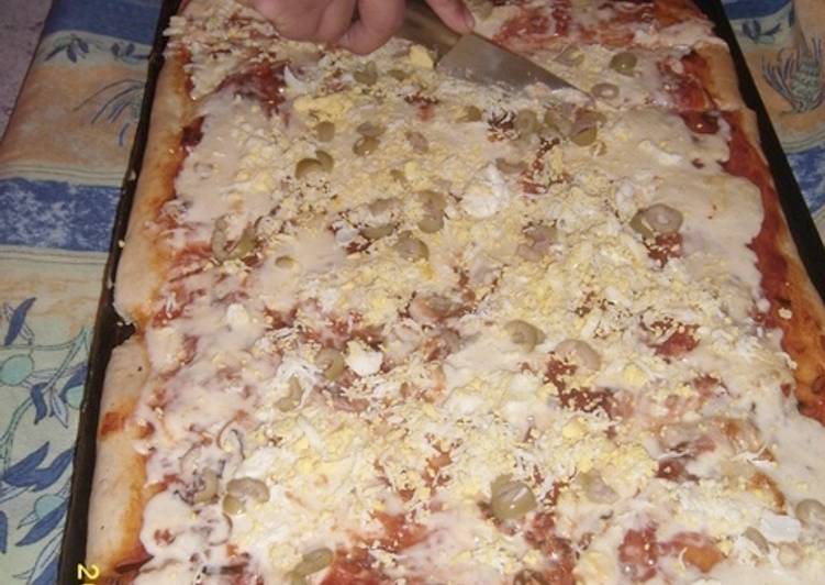 Masa para pizzas con levadura fácil