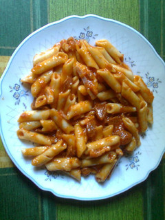 Una foto de Macarrones con chistorra