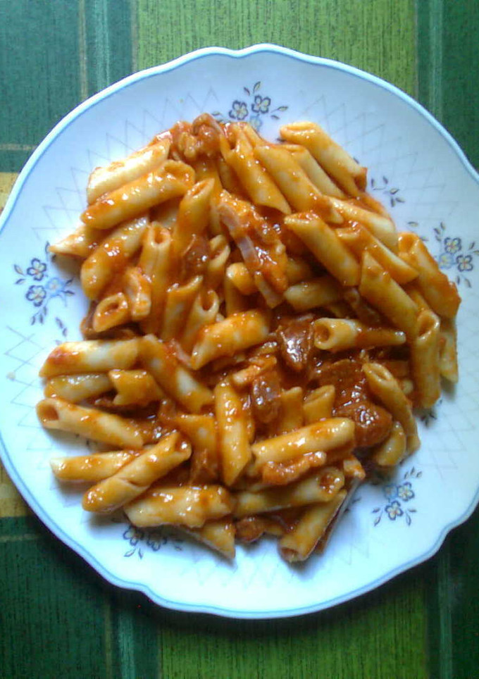 Una foto de Macarrones con chistorra