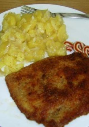 A picture of Filetes empanados.