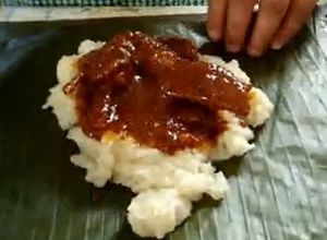Una foto de Tamales colados