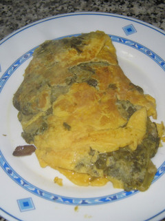 Una foto de Tortilla de grelos