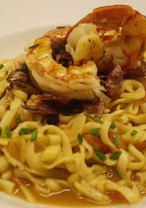 Una foto de Pasta con calamares