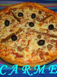 Una foto de Pizza muy sabrosa