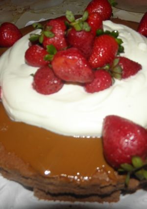 Una foto de Brownie de algarroba