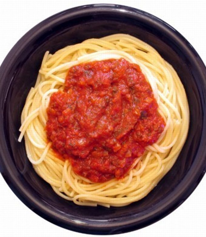 Una foto de Salsa casera para de espaguetis 