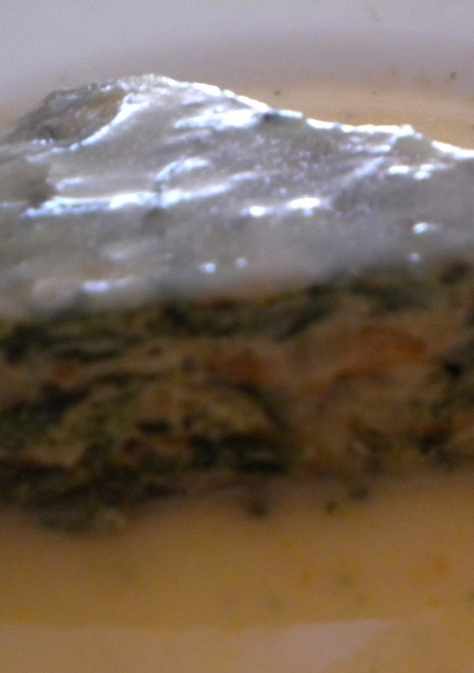 Una foto de Tortilla de espinaca y apio