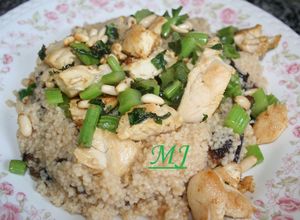 Una foto de Couscous de pollo