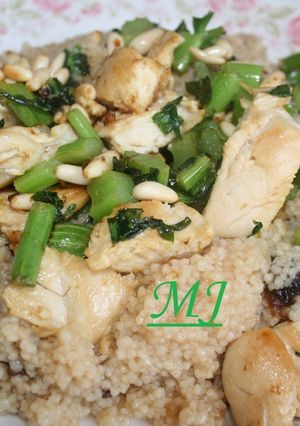 Una foto de Couscous de pollo