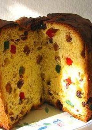 Una foto de Pan dulce Argentino de navidad