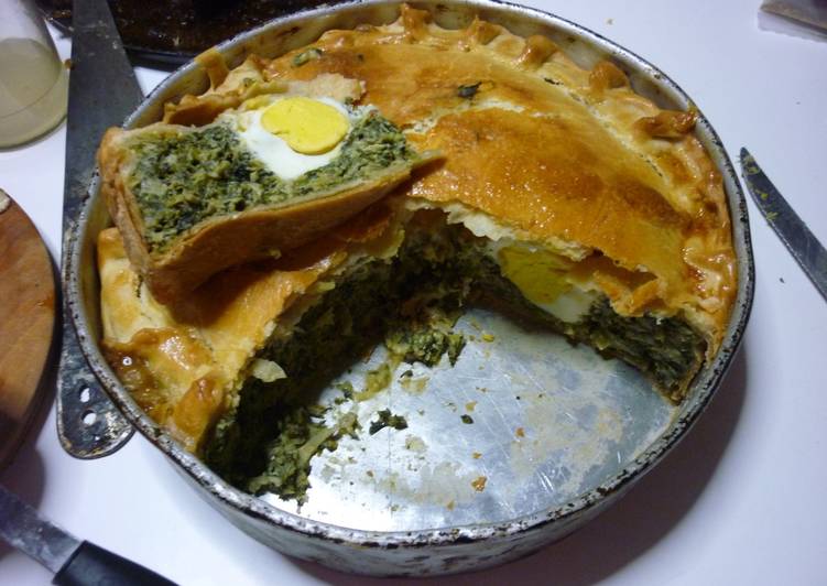 Tarta pascualina casera
