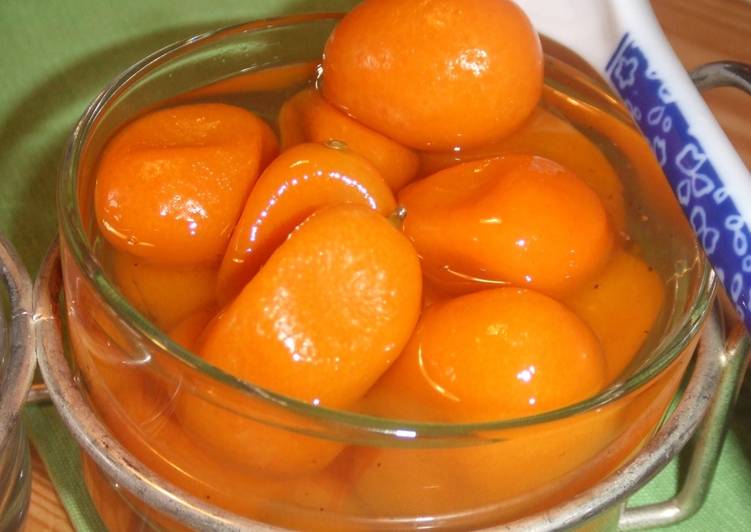 Conserva dulce de kumquat (Naranjitas chinas)