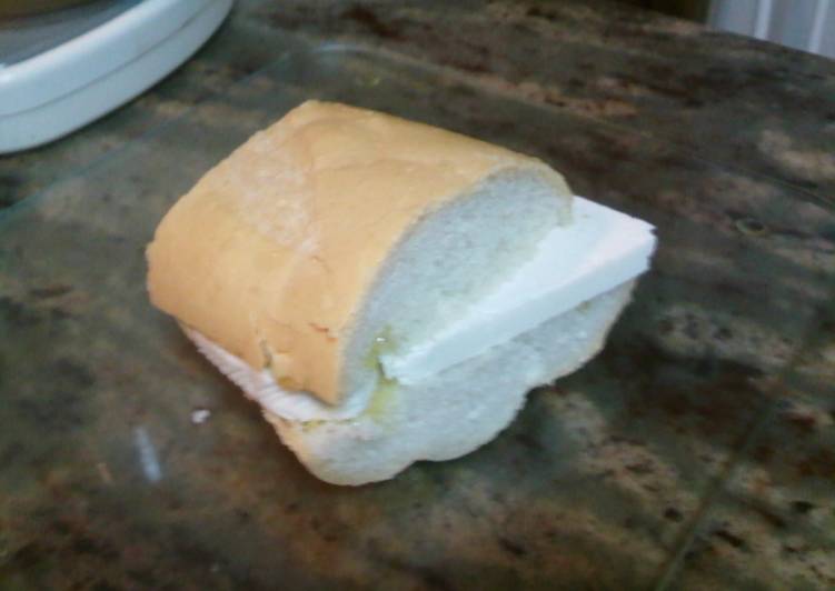 Bocata de queso fresco