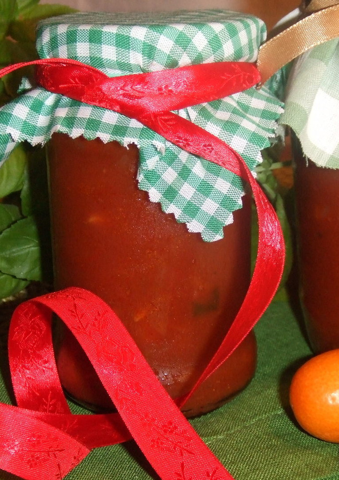 Una foto de Salsa de tomate natural